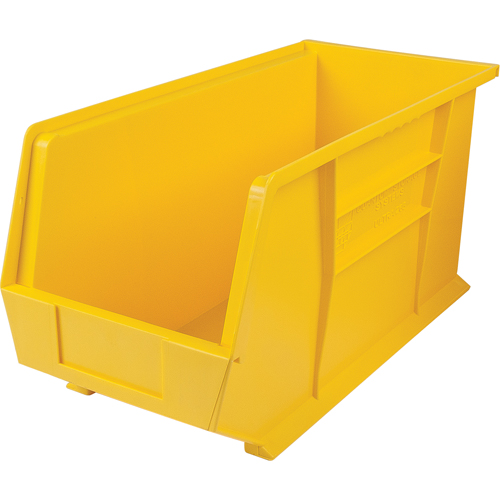 Bacs ultra empilable & suspendable, 8-1/4" la, 9" h x 18" p, Jaune FMT Sales Ltd