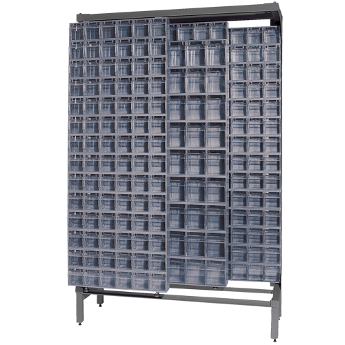 Free-Standing Tip-Out Bins Slider System, 48" W x 18" D x 77" H, 303 Drawers FMT Sales Ltd