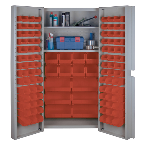 Armoires &agrave; combinaison &agrave; portes creuses, 38" la x 24" p x 72" h, Gris FMT Sales Ltd