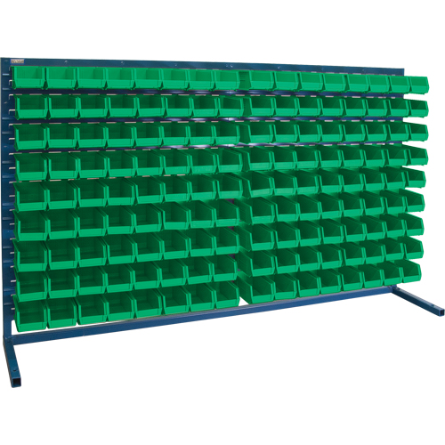 Rayonnage &agrave; persienne avec bacs, 144 bacs, 72" la x 15" p x 40" h FMT Sales Ltd
