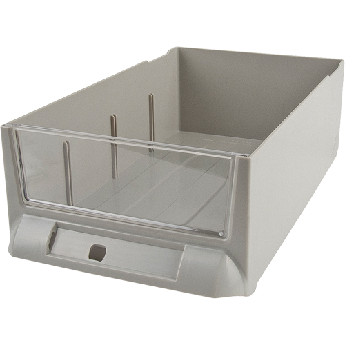Replacement Drawer for KPC-200 Parts Cabinets, Plastic, 5-3/8" W x 9-13/16" D x 3-3/10" H, Grey FMT Sales Ltd