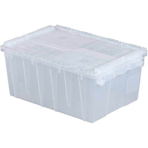Flipak&reg; Polypropylene Plastic (PP) Distribution Containers, 21.8" x 15.2" x 9.3", Clear FMT Sales Ltd
