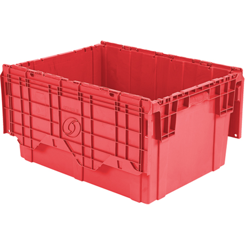 Flipak Polyethylene Plastic (PE) Distribution Containers, 27.9" x 20.9" x 15.2", Red FMT Sales Ltd