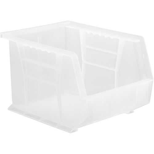 Clear-View Ultra Stack & Hang Bin, 8-1/4" W x 7" H x 10-3/4" D, Clear FMT Sales Ltd