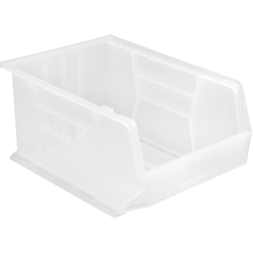 Clear-View Ultra Stack & Hang Bin, 11" W x 8" H x 16" D, Clear FMT Sales Ltd