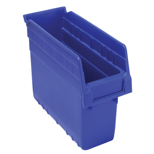 Bacs pour &eacute;tag&egrave;re Store-Max, 4-3/8" la x 8" H x 11-5/8" p, Bleu, Capacit&eacute; 44 lb FMT Sales Ltd