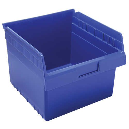 Bacs pour &eacute;tag&egrave;re Store-Max, 11-1/8" la x 8" H x 11-5/8" p, Bleu, Capacit&eacute; 44 lb FMT Sales Ltd