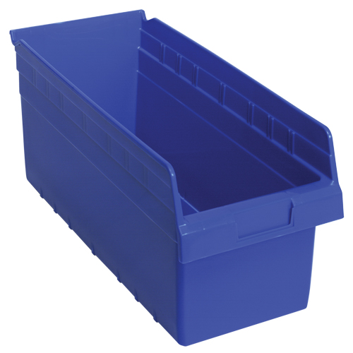 Bacs pour &eacute;tag&egrave;re Store-Max, 8-3/8" la x 8" H x 17-7/8" p, Bleu, Capacit&eacute; 56 lb FMT Sales Ltd