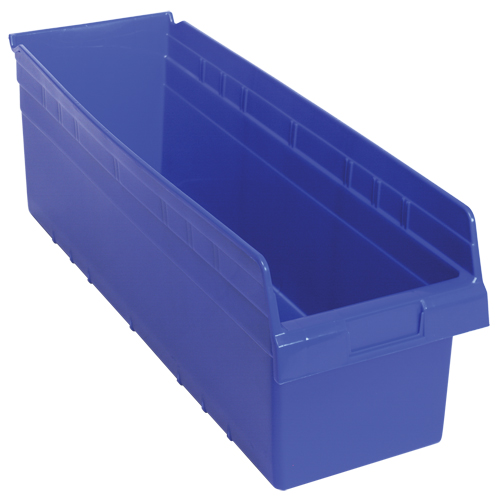 Bacs pour &eacute;tag&egrave;re Store-Max, 8-3/8" la x 8" H x 23-5/8" p, Bleu, Capacit&eacute; 68 lb FMT Sales Ltd