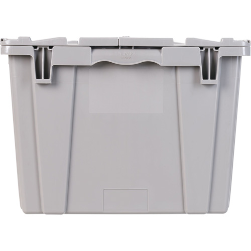 FP243C FliPak Nestable Tote, 26.9" x 16.9" x 12.1", Grey FMT Sales Ltd