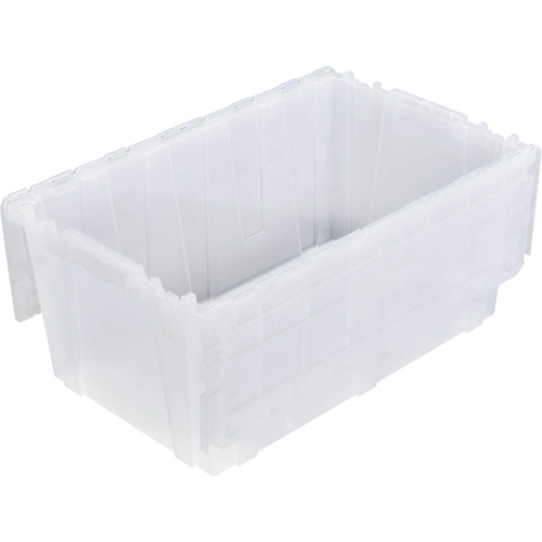 FP243C FliPak Nestable Tote, 26.9" x 16.9" x 12.1", Clear FMT Sales Ltd