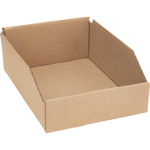 Boîtes profondes en carton ondul&eacute;, 8-3/4" la x 11-1/4" p x 4-1/2" h, Beige FMT Sales Ltd
