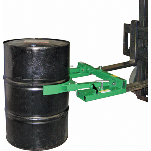Gravity-Actuated Mechanical Auto-Grip Drum Lift, For 30 - 85 US Gal. (25 - 70 Imperial Gal.) FMT Sales Ltd