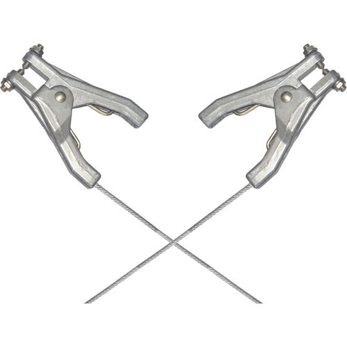 Heavy-Duty Bonding & Grounding Wire Assemblies - Two Hand Clamp Connectors FMT Sales Ltd