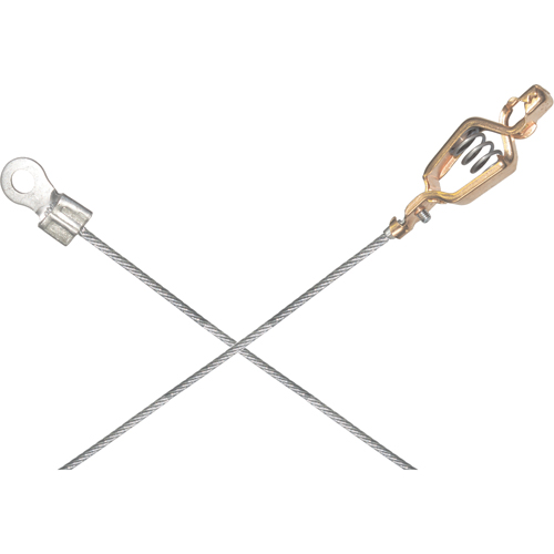Light-Duty Bonding & Grounding Wire Assemblies - Alligator Clip & 1/4" Terminal Connectors FMT Sales Ltd