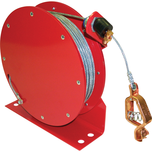 Retractable Grounding Wires, 100' Length, Heavy-Duty FMT Sales Ltd