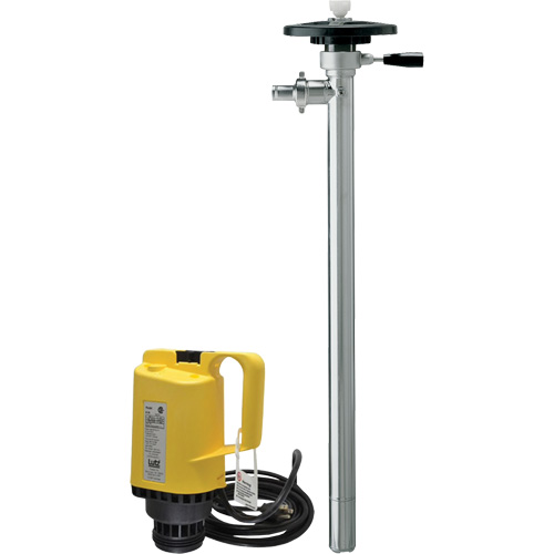 Pompes &agrave; tambour &eacute;lectriques, Acier inoxydable, 51 gal./min FMT Sales Ltd
