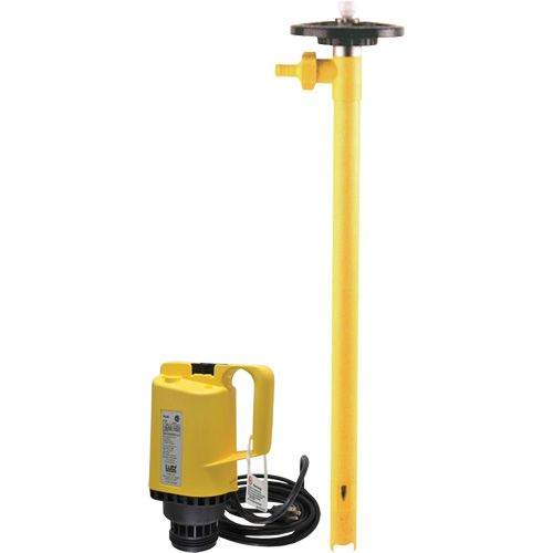 Pompes &agrave; tambour &eacute;lectriques, Polypropyl&egrave;ne, 45 gal./min FMT Sales Ltd