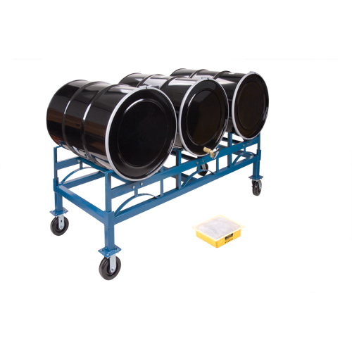 Porte-barils empilables, 3 barils, Capacit&eacute; de 2400 lb, 71-1/2" la x 30" p x 12-1/2" h FMT Sales Ltd