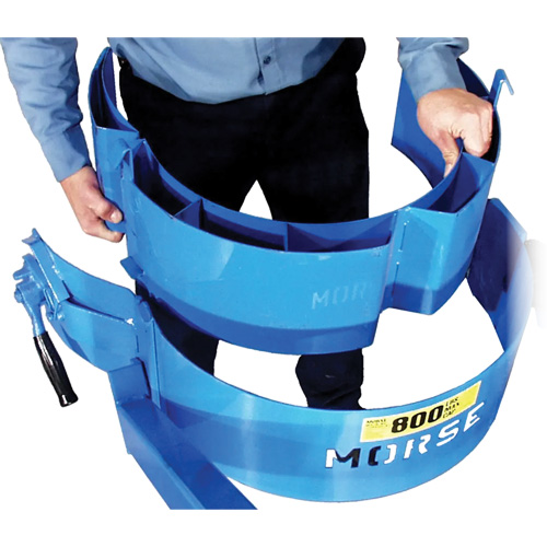 Manual Tilt Drum Lifter Kit, 55 US gal. (45 Imperial Gal.) Drum Size, 800 lbs./363 kg. Cap. FMT Sales Ltd