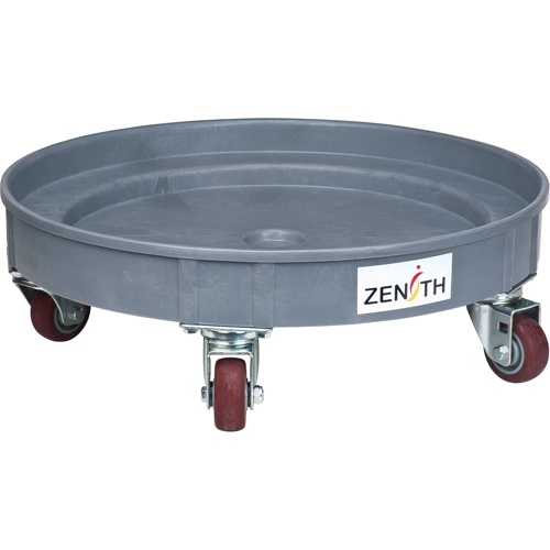 Leak Containment Drum Dolly, 24.25" dia. X 7.625" H, 1.5 US Gal. Spill Cap. FMT Sales Ltd