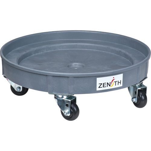 Leak Containment Drum Dolly, 24.25" dia. X 7.625" H, 1.5 US Gal. Spill Cap. FMT Sales Ltd