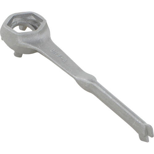 Single Ended Specialty Bung Nut Wrench, 1-1/2" Opening, 4-1/4" Handle, Non-Sparking Aluminum FMT Sales Ltd