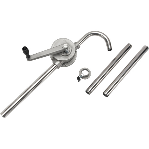 Pompe rotative pour baril, Acier inoxydable, Pour capacit&eacute; 55 gal., 12 oz/course FMT Sales Ltd