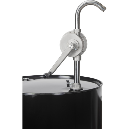 Pompe rotative pour baril, Acier inoxydable, Pour capacit&eacute; 55 gal., 12 oz/course FMT Sales Ltd