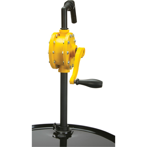 Pompe rotative pour baril, Polypropyl&egrave;ne, Pour capacit&eacute; 15 - 55 gal. US, 8 oz/course FMT Sales Ltd