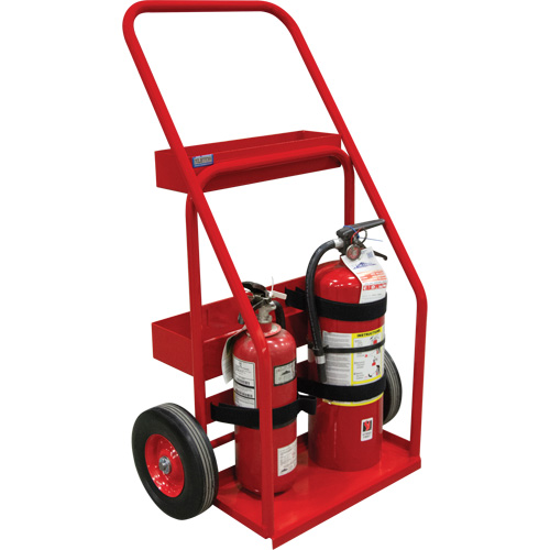 Chariot de prevention d'incendie pour travaux &agrave; chaud, Roues Semi-pneumatique, Base de 17,75" la x 8,9" lo, 100 lb FMT Sales Ltd