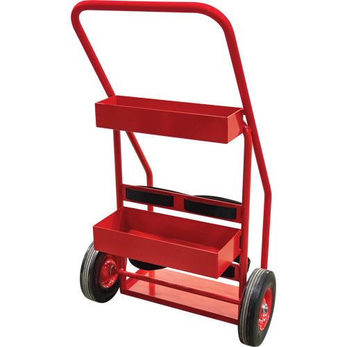 Chariot de prevention d'incendie pour travaux &agrave; chaud, Roues Semi-pneumatique, Base de 17,75" la x 8,9" lo, 100 lb FMT Sales Ltd