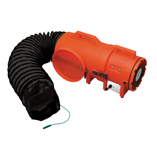 Ventilateurs COM-PAX-IAL en plastique de 8" ALLEGRO INDUSTRIES, 1/3 CV, 900 pi³/min, Antid&eacute;flagrant FMT Sales Ltd