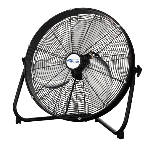 High Velocity Floor Fan, Commercial, 3 Speed, 20" Diameter FMT Sales Ltd