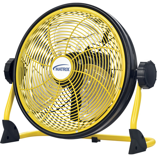 Rechargeable Indoor/Outdoor Fan with USB port, Commercial, Variable Speed, 12" Diameter FMT Sales Ltd