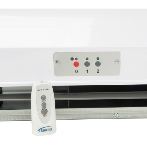 Rideau d'air avec t&eacute;l&eacute;commande, 2 vitesses FMT Sales Ltd