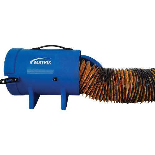 Souffleur &agrave; air 8" avec conduit de 15' et contenant, 1/4 CV, 816 pi³/min FMT Sales Ltd