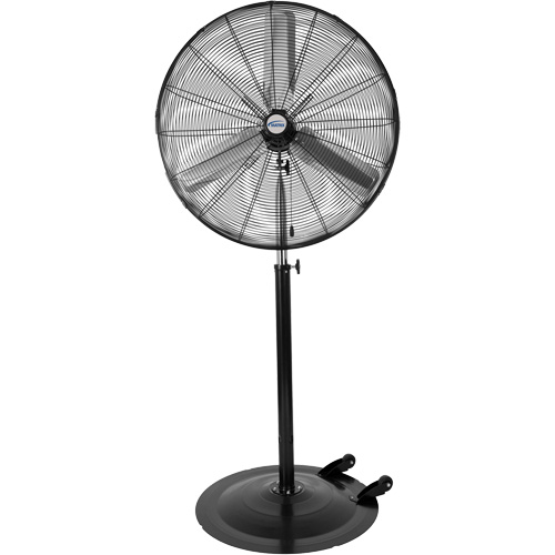 Ventilateur non oscillant sur socle avec roulettes, Industriel, 3 Vitesses, Diam&egrave;tre de 30" FMT Sales Ltd