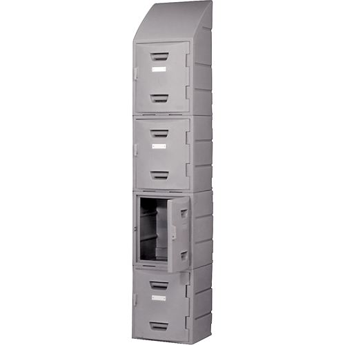 Casier, 15" x 15" x 31", Gris, Assembl&eacute; FMT Sales Ltd