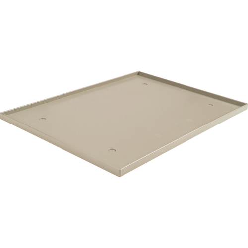 Fond de casier, Convient aux casiers 12" x 18", Beige, Plastique FMT Sales Ltd
