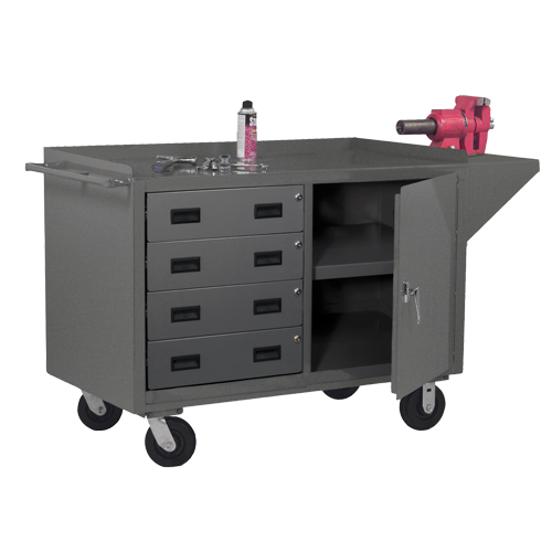 Armoire d'&eacute;tabli mobile, Acier Surface FMT Sales Ltd