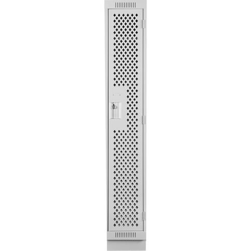 Casiers Clean Line, 12" x 12" x 76", Acier, Gris, Rivet (assembl&eacute;), Perfor&eacute; FMT Sales Ltd