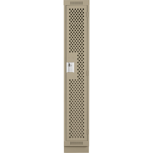 Casiers Clean Line, 12" x 12" x 76", Acier, Beige, Rivet (assembl&eacute;), Perfor&eacute; FMT Sales Ltd