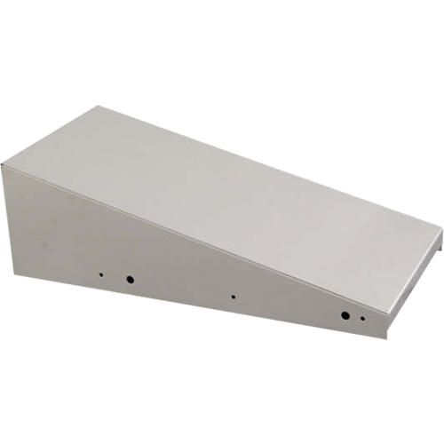 Clean Line Economy Lockers Slope Top, 1 Bank, 18" D x 12" W x 6" H, Grey, Steel FMT Sales Ltd