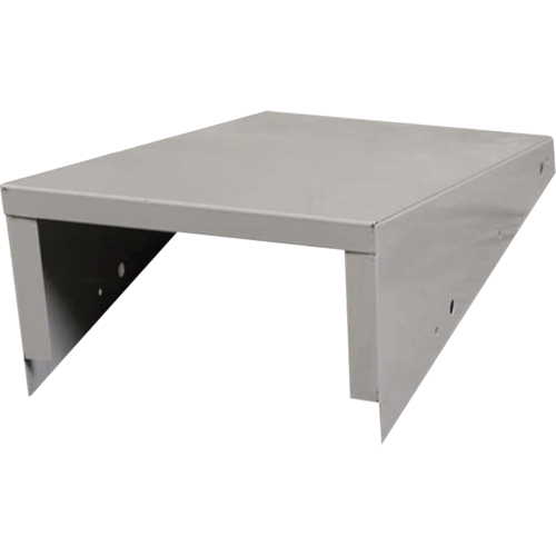 Clean Line Economy Lockers Slope Top, 1 Bank, 18" D x 12" W x 6" H, Grey, Steel FMT Sales Ltd