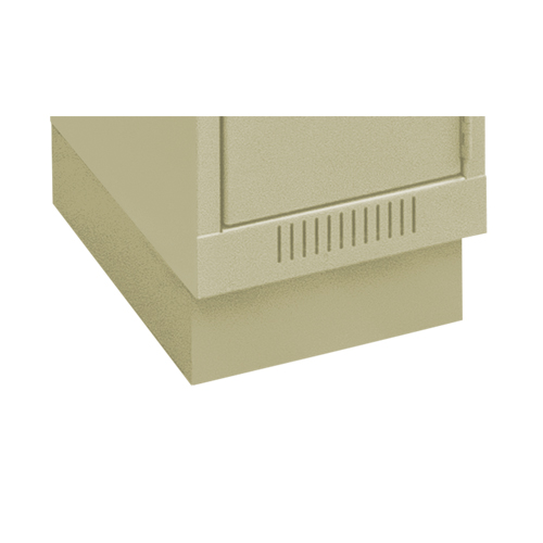 Base en retrait pour casiers &eacute;conomiques Clean Line, 1 Blocs, 4" lo x 12" la x 18" p, Beige, Acier FMT Sales Ltd