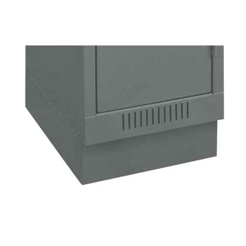 Clean Line Economy Lockers Recessed Base, 2 Banks, 4" H x 24" W x 18" D, Steel FMT Sales Ltd
