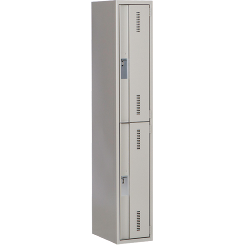 Casiers robustes Concorde, 2 niveaux, 12" x 18" x 72", Acier, Gris, Soud&eacute; (assembl&eacute;) FMT Sales Ltd