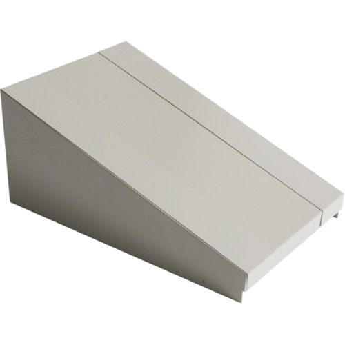 All-Welded Concorde - Heavy-Duty Lockers Sloping Top, 1 Bank, 18" D x 12" W x 6" H, Grey, Steel FMT Sales Ltd