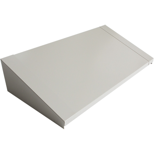 Dessus inclin&eacute; pour casiers robustes enti&egrave;rement soud&eacute; Concorde, Bloc de 3, 18" p x 36" la x 6" ha, Gris, Acier FMT Sales Ltd